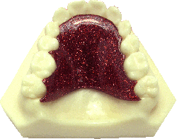 Color red glitter
